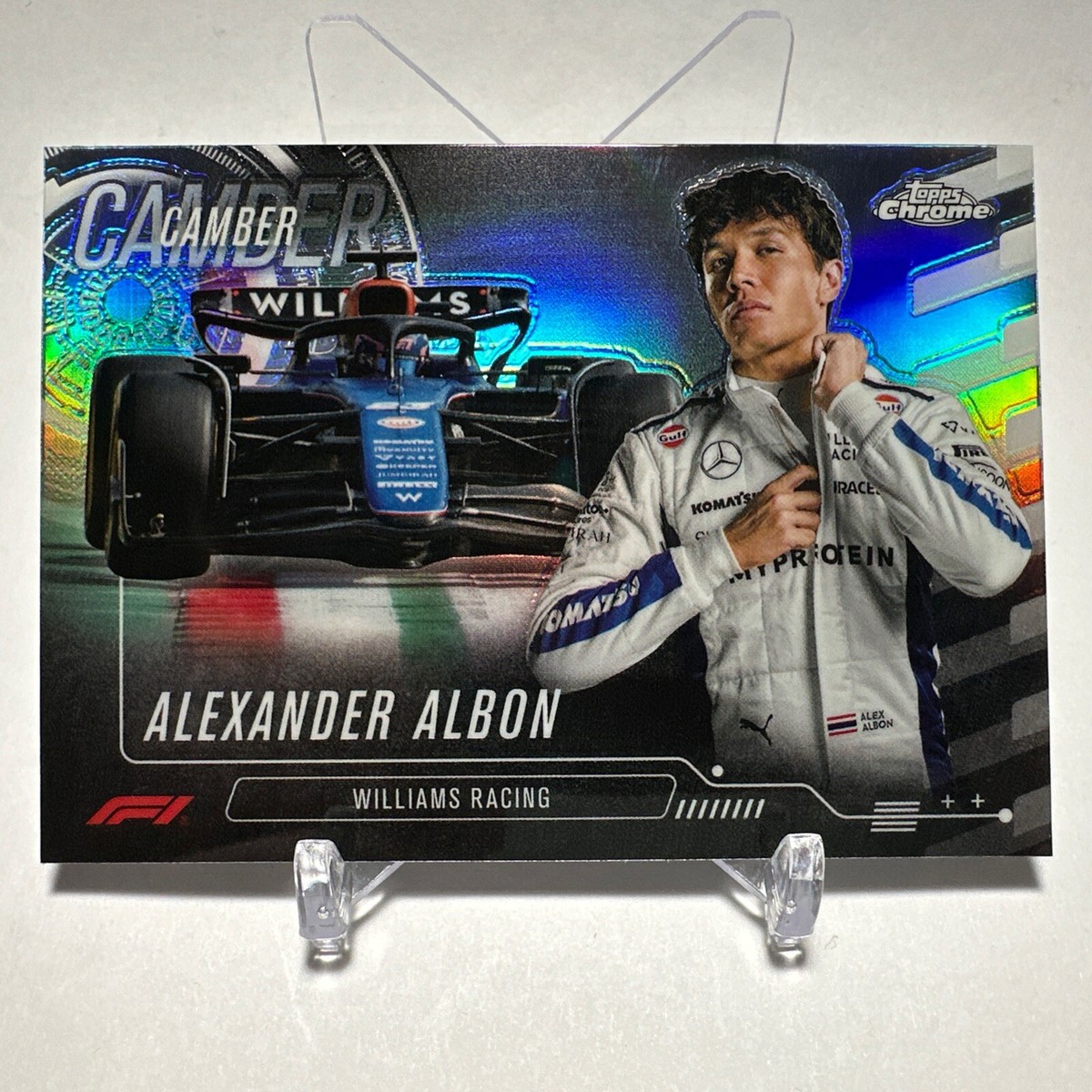 2024 Topps Chrome Formula 1 F1 Alexander Albon Camber #CAM-7 | eBay