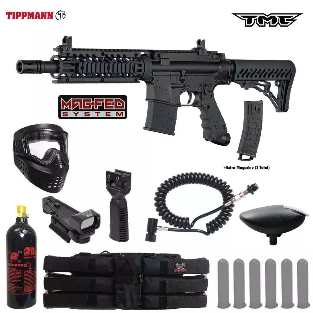 Tippmann A-5 Sniper Paintball Gun with Red Dot : Sports & Outdoors 