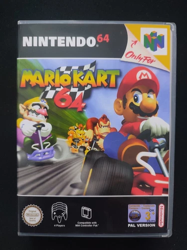 Nintendo 64 Mario Kart 64 Custom Spielehülle [Ohne Spiel]