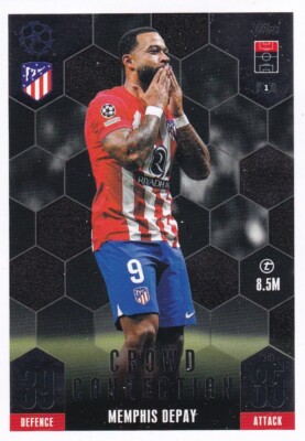 Topps Match Attax Champions League Extra 23/24 Crowd Conn. 242 Memphis Depay