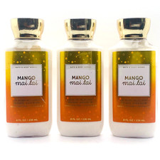 3-Pack Bath  Body Works MANGO MAI TAI Body Lotion Moisturizer 8 oz New