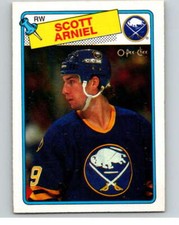 1988-89 O-Pee-Chee #90 Scott Arniel  Buffalo Sabres V53861