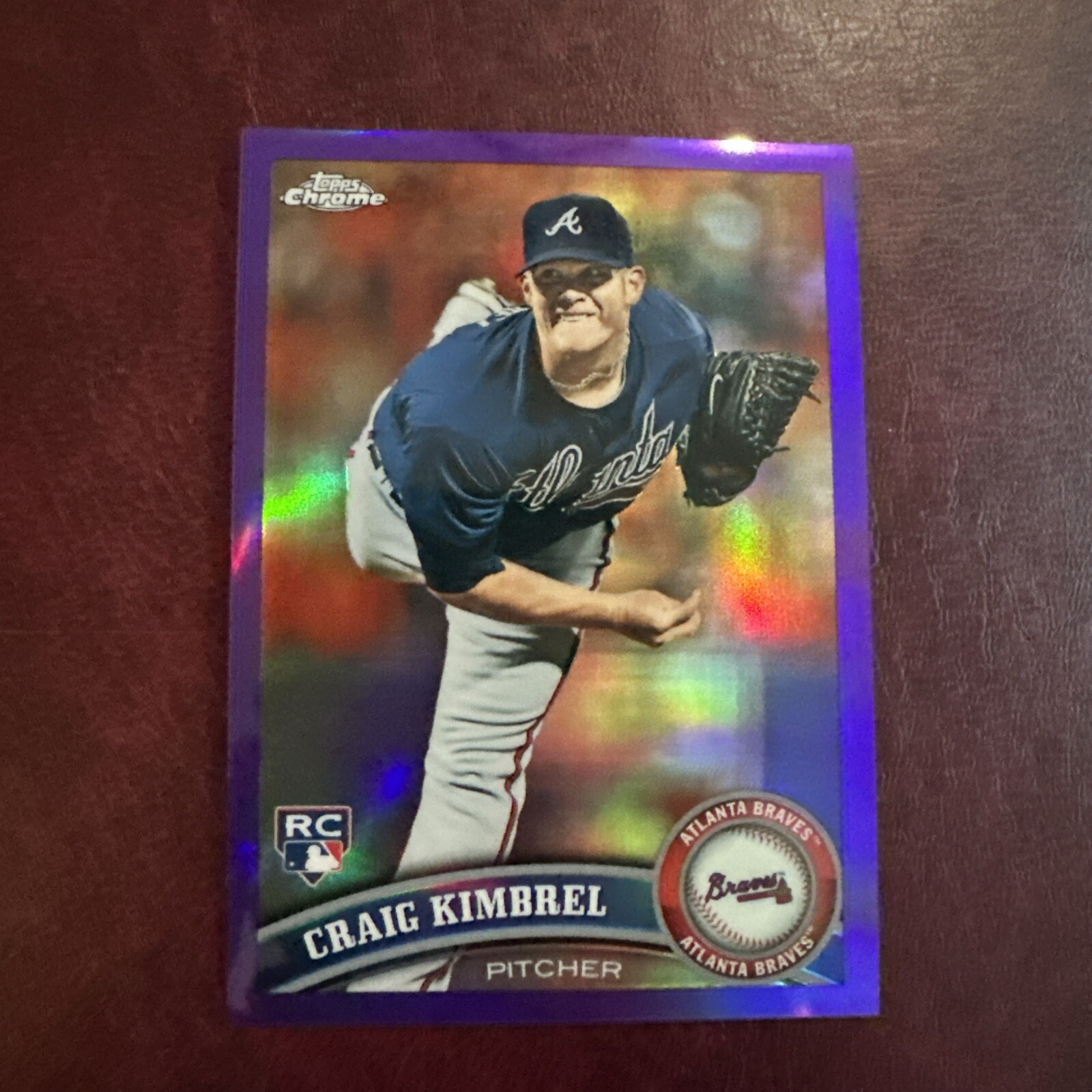 2011 Topps Chrome -  Purple Refractor #195 Craig Kimbrel /499 (RC)