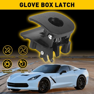 Black Glove Compartment Box Latch Handle For 1997-2013 Chevrolet Corvette EAW