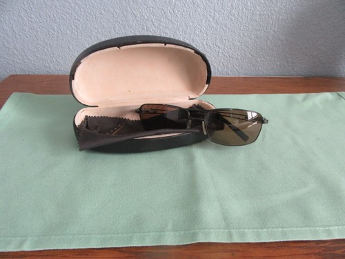Serengeti Polarized Dante POL 7267 Sunglasses Gunmetal Nice Pre-Owned