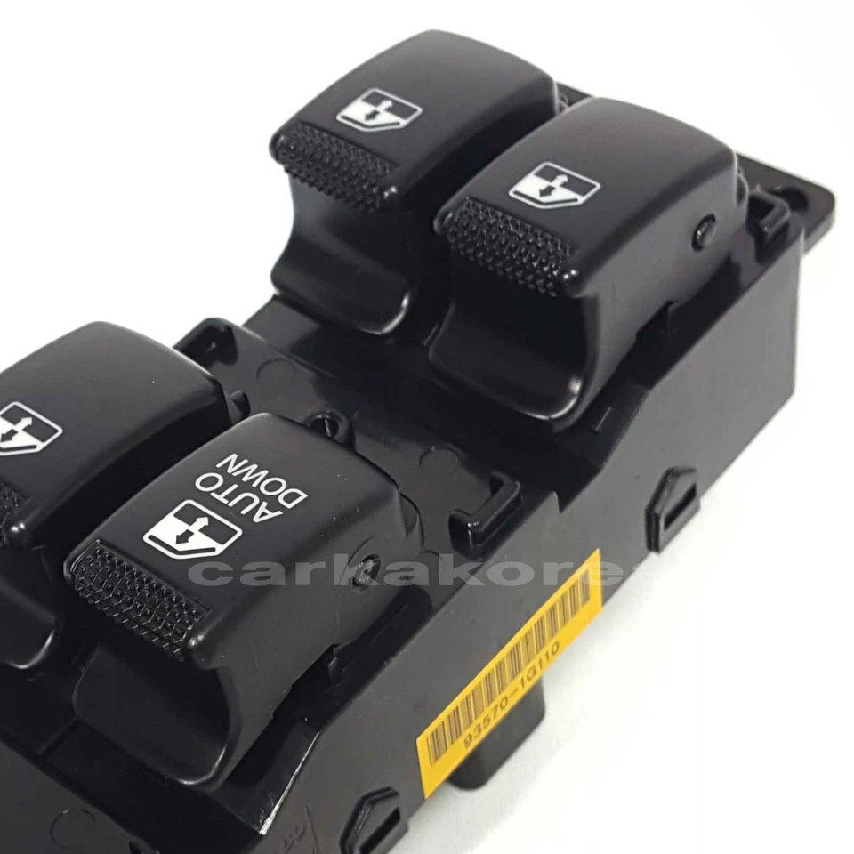 Interruptor principal ventana eléctrica delantero izquierdo original 935701G200 para KIA RIO 2007-2009 Foto 3 de 4