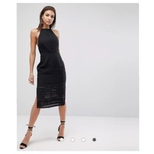 NEW FINDERS KEEPERS Black Brixton Halter Dress Size Medium C1118