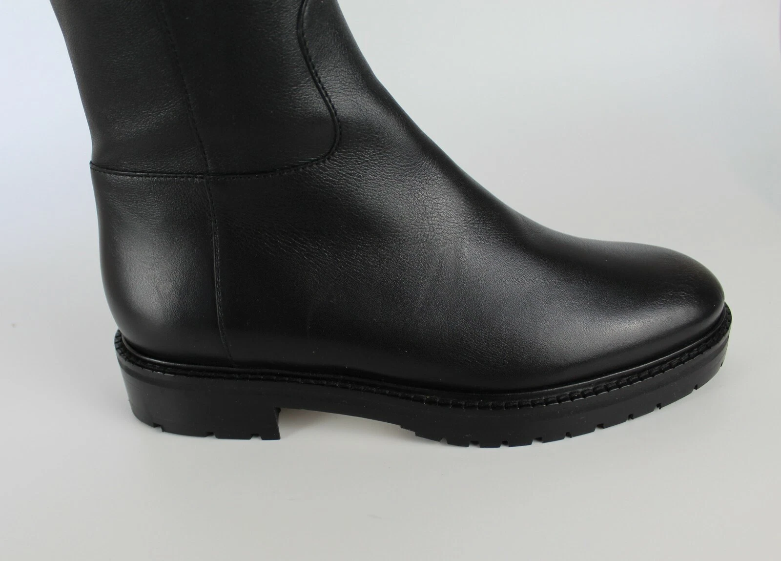 NUOVI Stivali al ginocchio Valentino Garavani RUNWAY Bowrap Pelle Nera EUR 37