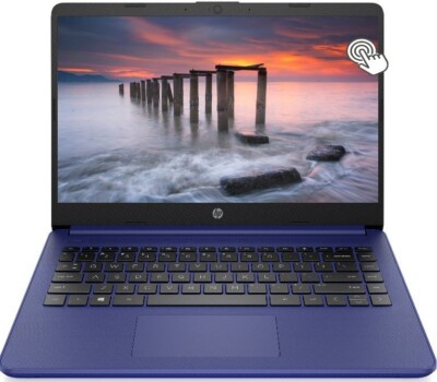 HP 14'' HD Touch Laptop AMD 2-Core CPU 8GB RAM 64GB eMMC + 1TB SSD Win11 Blue