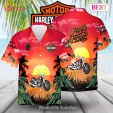 Hawaiian Shirt Harley Davidson Hawaii Shirt Design 3D Full Printed Sizes S 8211