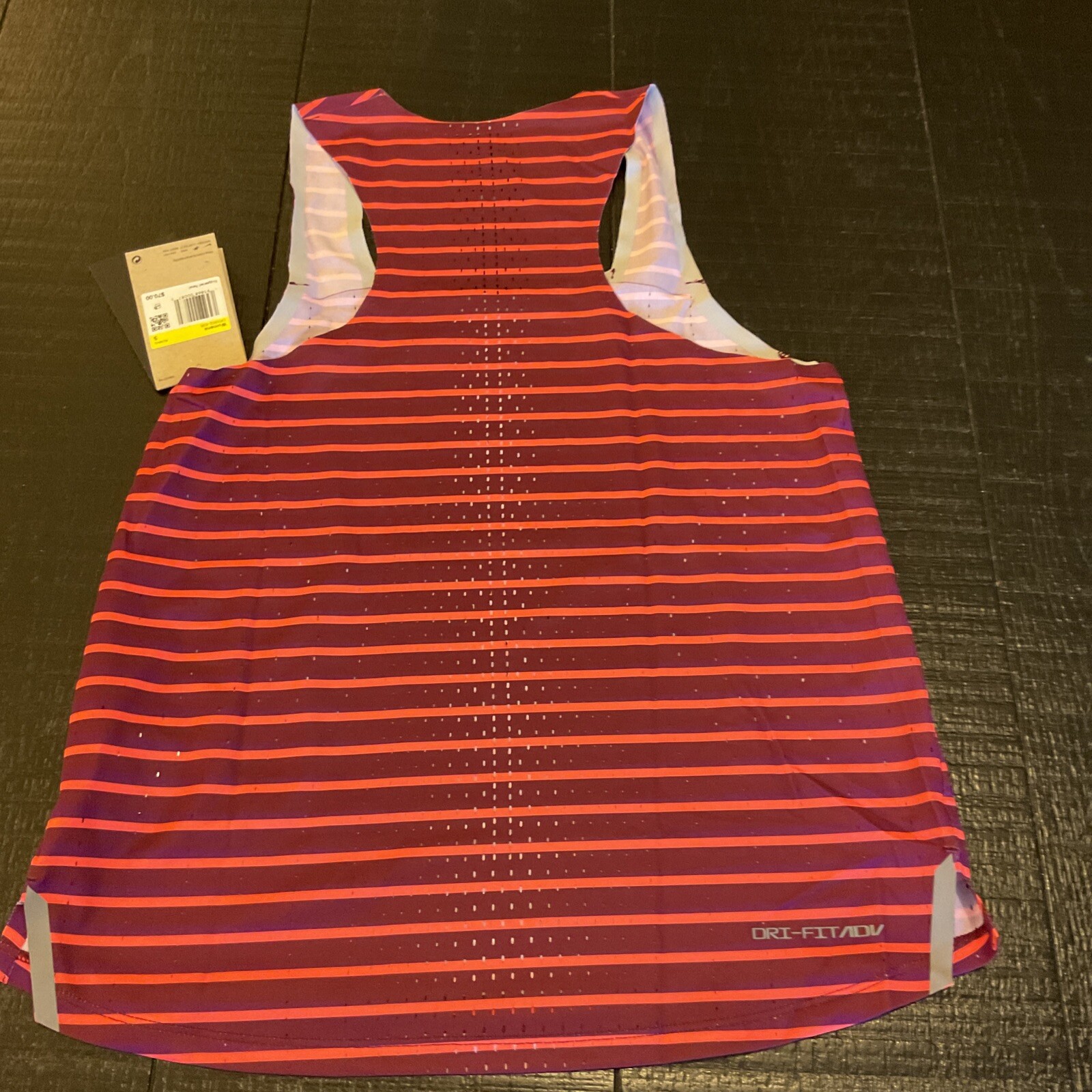 Nike Dri-Fit ADV Aeroswift Running Singlet Red Women’s Size S RARE image 7
