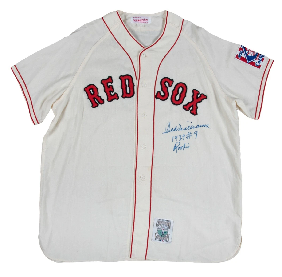 Ted Williams Autographed Jerseys, Signed Ted Williams Inscripted Jerseys