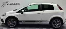 Fits Fiat Punto Side Stripes Graphics Decals Both Sides Any Year Evo