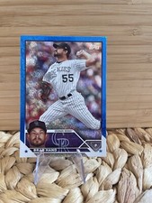 2023 Topps Update Series - Blue Foil Brad Hand /999 (RC) Colorado Rockies 🔥🔥