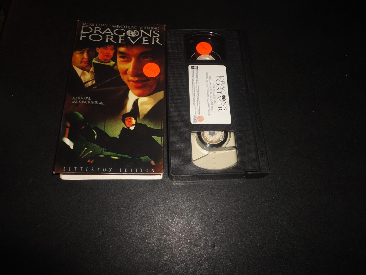 Dragons Forever (VHS, 1988, Letterbox) Jackie Chan Rare