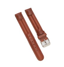 Timex Unisex 16mm Oil-Tanned Brown Leather Military Style Rugged Watch Band