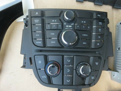 VAUXHALL ASTRA J CD400 RADIO UNIT WITH HEATER CONTROL 2010 5DR HATCH | eBay