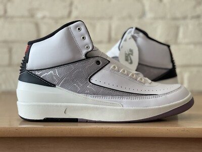 Nike Air Jordan 2 Retro Hi Python Men Size 14 DR8884-102 White