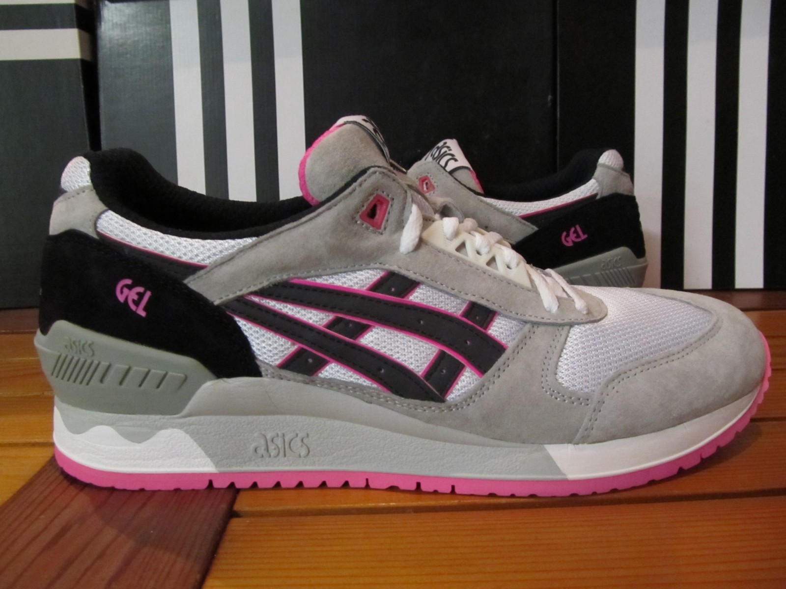 asics gel respector pink