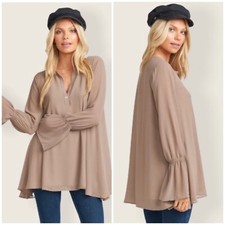 SHOW ME YOUR MUMU ☆ Perveen Long Sleeve Chiffon Tunic Top ☆ Size X-Small