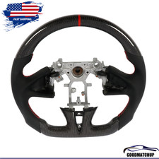 For Infiniti Q50 2013 2014 2015 2016 2017 2018 Real Carbon Fiber Steering Wheel