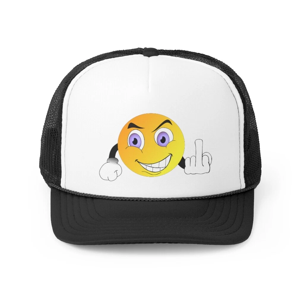 Angry emoji Trucker Caps | eBay