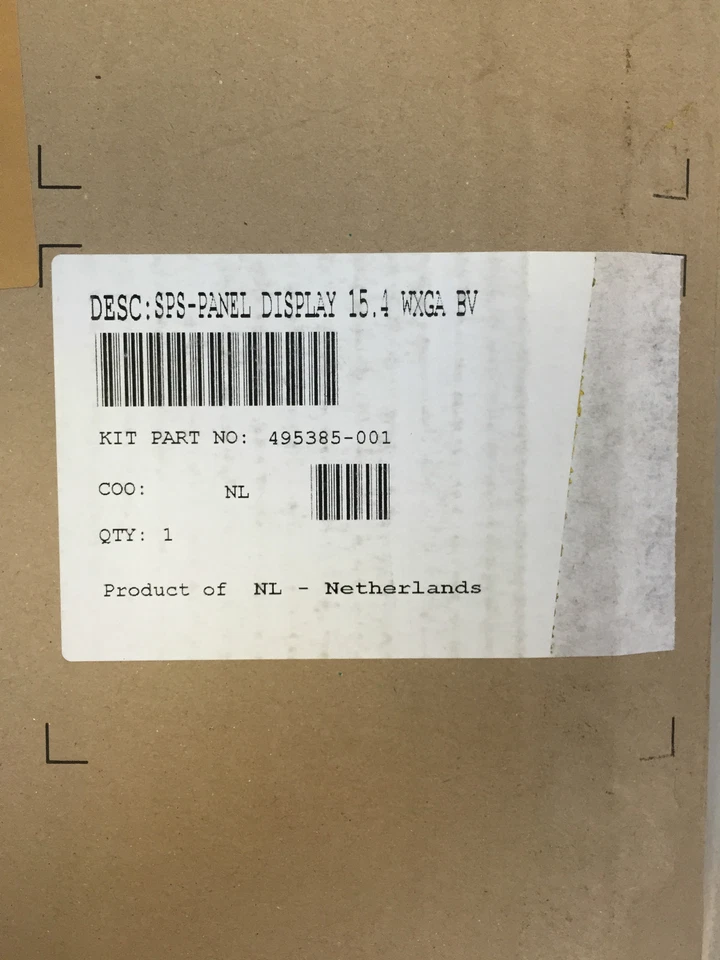 HP Complete Top Half Original NEW 495385-001 15.4" WXGA HD 90 Days RTB Warranty - Image 4 of 4