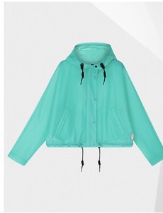 hunter cropped rain jacket