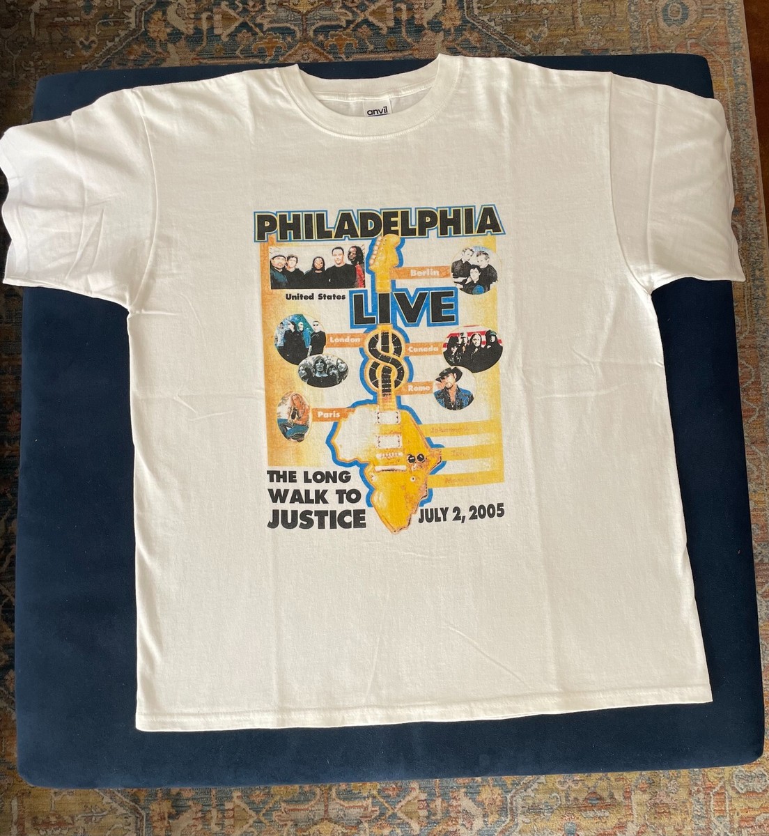 Philadelphia Live Aid Vintage Concert T-Shirt