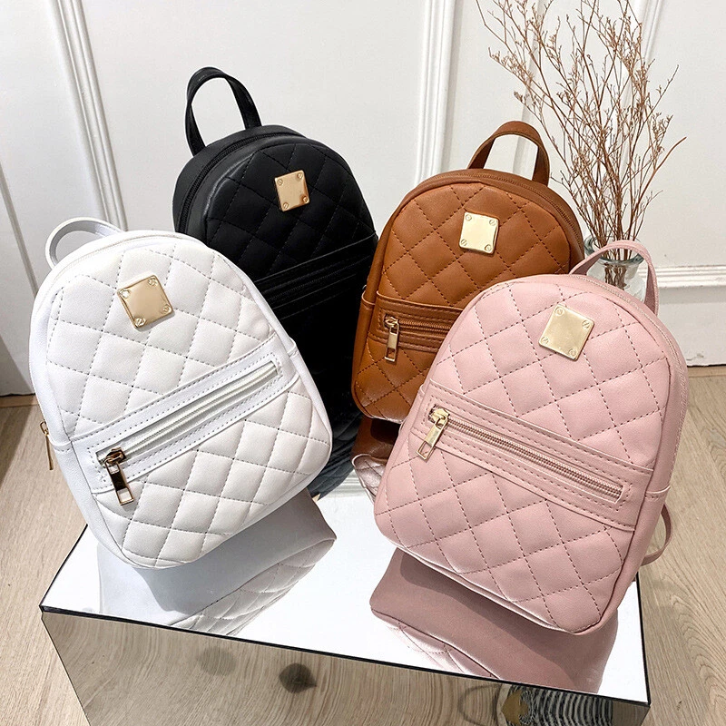 Small Leather Backpacks Ladies | Small Leather Backpacks Women - Casual  Solid Color - Aliexpress