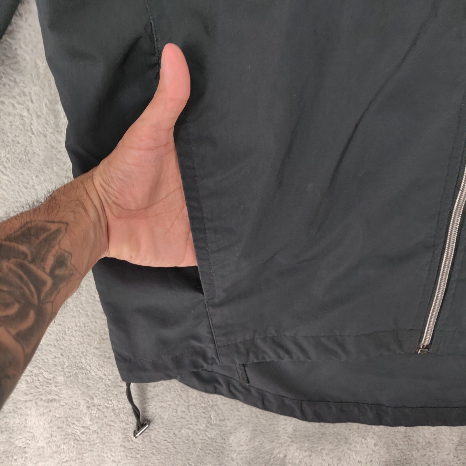 Giacca a vento vintage Adidas Kobe Bryant uomo grande nera Salomon Ag Afro 2001