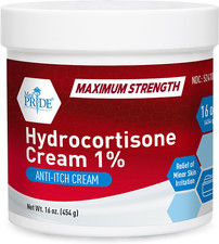 Hydrocortisone Cream 1 Maximum Strength Itch Relief, Bulk 16 Oz Hydro Cortisone