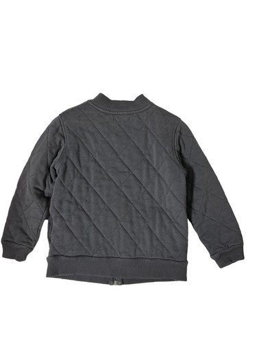 Gap Kids Grey Coat Zip Front Winter Light Weight Jacket Size Small 6-7 Winter - Picture 4 of 4