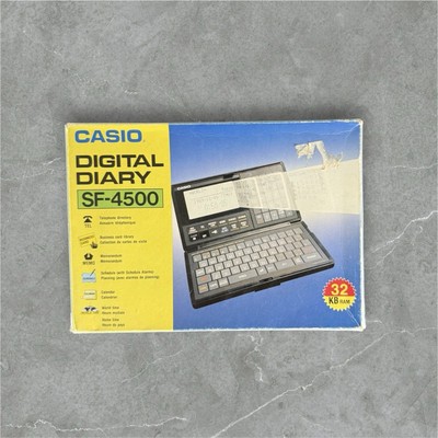 Casio Digital Diary SF-4500 | 32 KB RAM | Komplett mit OVP & Anleitung