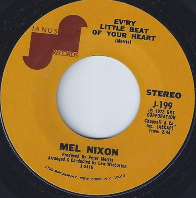 Mel Nixon - Ev'ry Little Beat Of Your Heart (7'' Single)