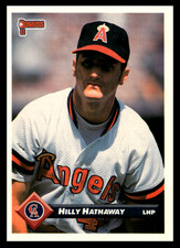 1993 Donruss Hilly Hathaway #329 California Angels Rookie MLB Baseball 