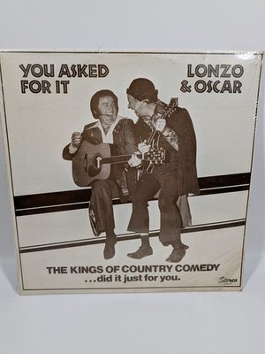 Lonzo & Oscar Autographed You Asked For It Vinyl Record Country Comedy Stereo