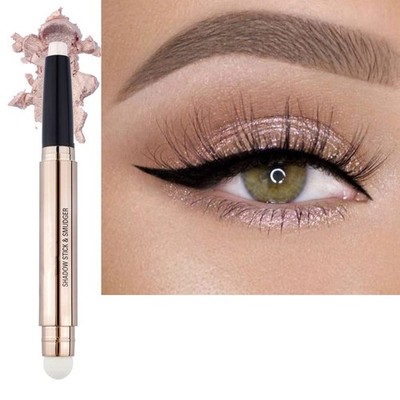 Daeuwiutr Cream Eyeshadow Stick,Nude 1 Count (Pack of 1), shimmer 02# 