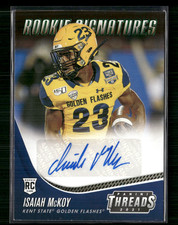 Isaiah McKoy 2021 Chronicles Draft Picks Threads Green RC Auto