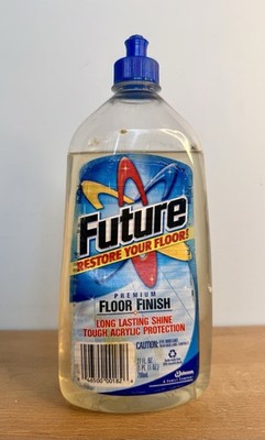 SC Johnson FUTURE Premium Floor Finish Long Lasting Shine 90% Full 2000 Vtg
