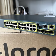 Cisco WS-C2960X-24TS-L 240V Rack Mountable Switch