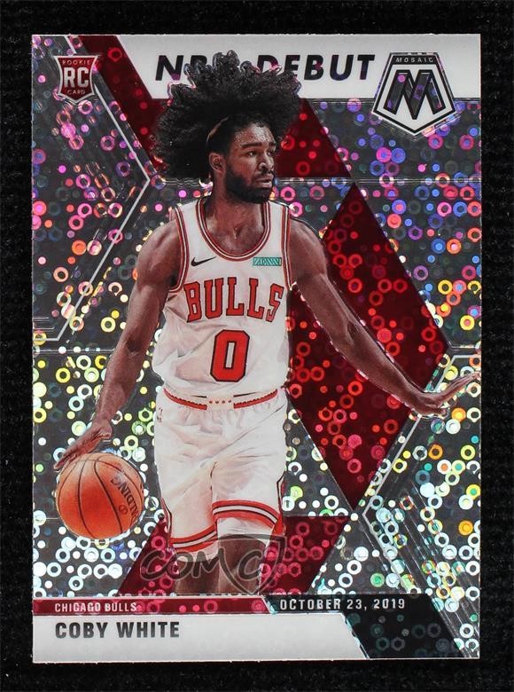 2019-20 Panini Mosaic NBA Debut Fast Break Silver Prizm Coby White #264 k1r