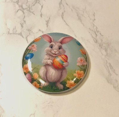Schöner Osterhase Geschenkabzeichen & Geschenktüte