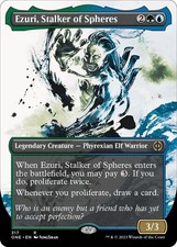 Ezuri, Stalker of Spheres (Showcase) - Phyrexia All Will Be One (ONE) NM MTG