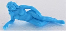 Marx Bathing Beauty Figure Blue Discontinued