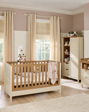 Mamas & Papas Harwell 3pc Cotbed Wardrobe Dresser Changer Cashmere RAHLA0100