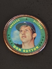 Don Sutton 1971 Topps Coins VG-EX