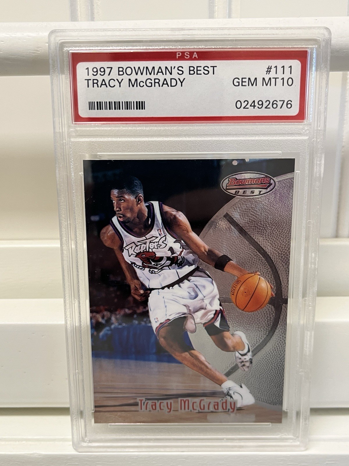 1997 Tracy McGrady Bowman's Best Rookie RC #111 PSA 10 GEM MINT