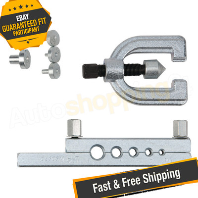 Performance Tool W80670 3/16'' to 1/2'' Double Manual Flaring Tool Kit