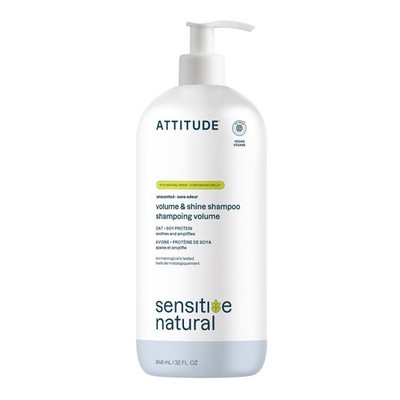 Shampoo for Sensitive Dry Scalp, Soothing Oat, Vegan, 32 Fl Oz, Volume  Shine